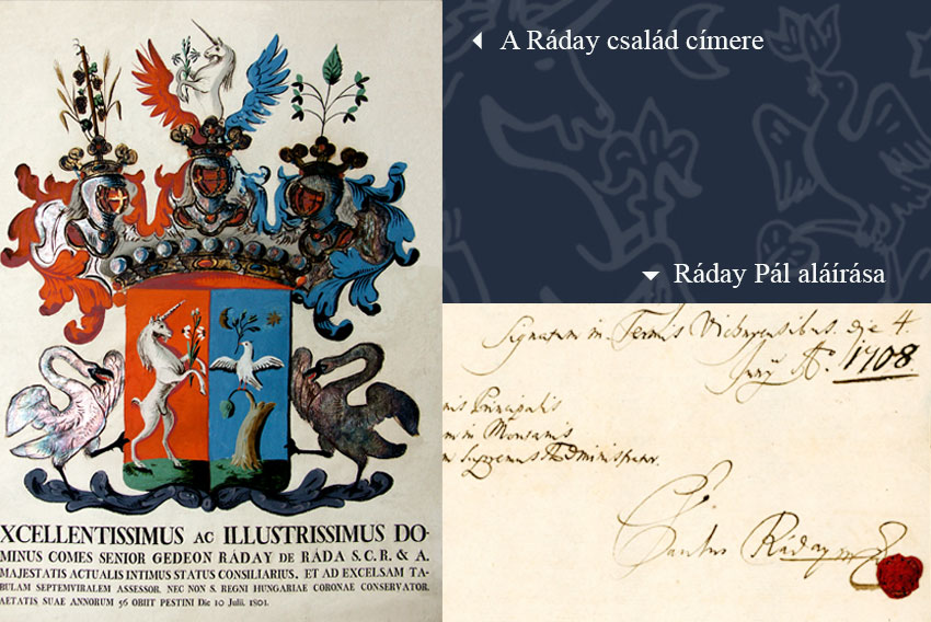 A Ráday család címere
